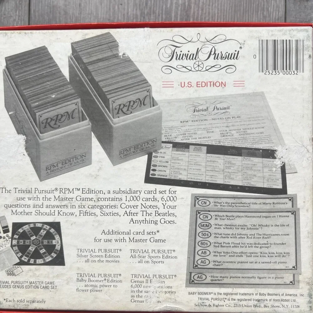 N/A trivia pursuit
